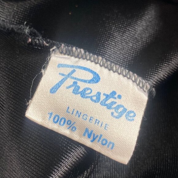 Vintage 80s Prestige Black Lace Trim Romper Lingerie  Small Women South Africa - Picture 3 of 11